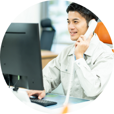 応募フォーム入力の様子